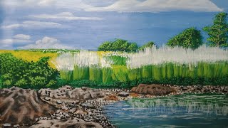 Acrylic Painting | Sa Bukid | Timelapse