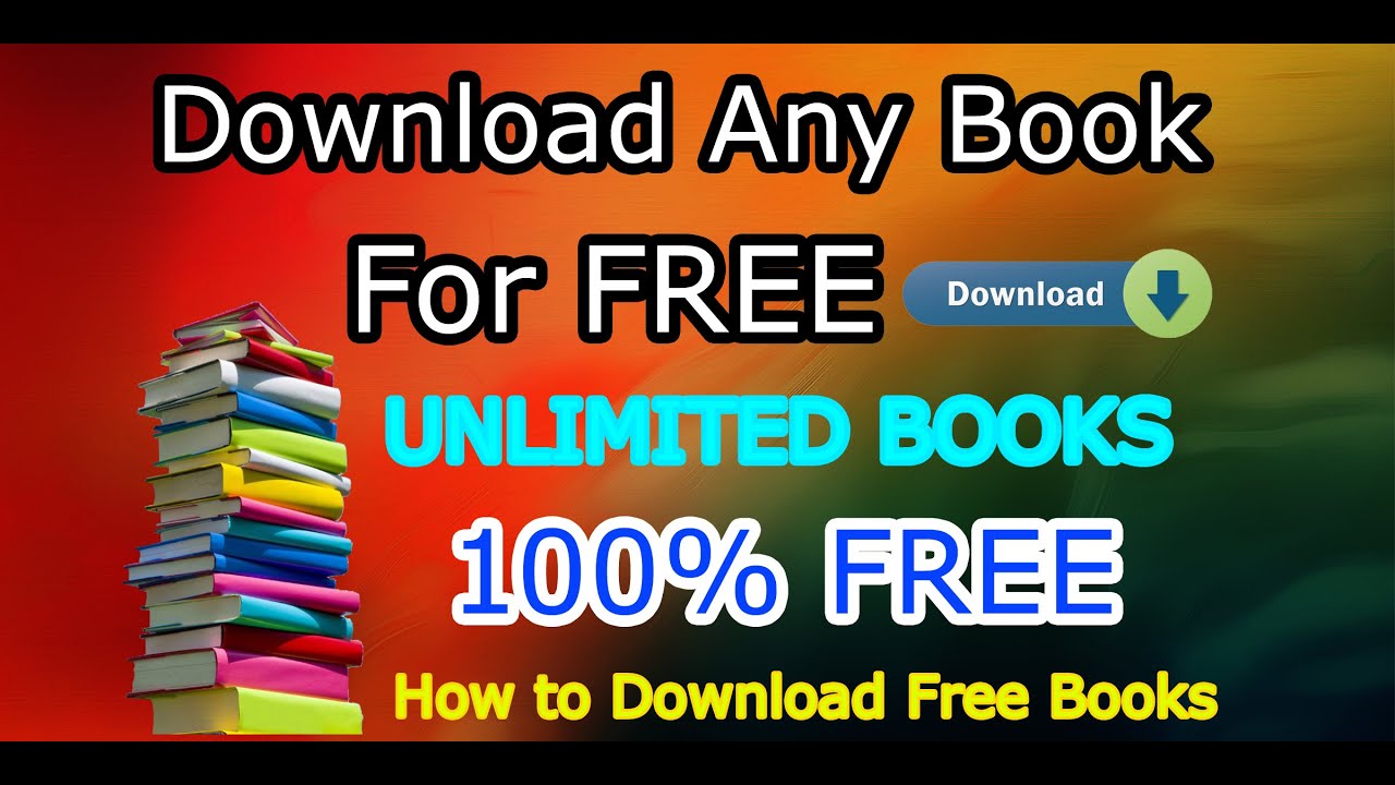 How To Download Books For Free - YouTube