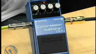 Boss CS-3 Compression Sustainer: Stompbox Walkthrough Video