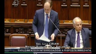 Caso Paragon, la risposta del governo in Parlamento