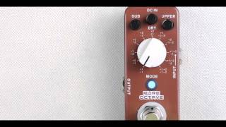 MOOER PURE OCTAVE PEDAL DEMO