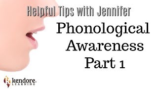 What is Phonological Awareness?⎪Kendore Learning/Syllables Learning Center