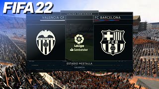 FIFA 22 🇪🇸 Valencia CF vs. FC Barcelona | PS5