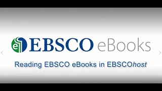 Reading EBSCO eBooks