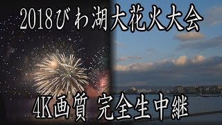 2018びわ湖大花火大会 4K画質 完全生中継（アーカイブは２K画質）