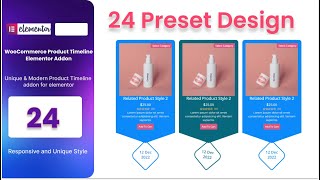 WooCommerce Product Timeline Elementor addon tutorial