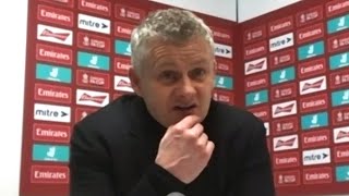 Man Utd v West Ham - Ole Gunnar Solskjaer - Wants To Go 'All The Way' In FA Cup - Press Conference