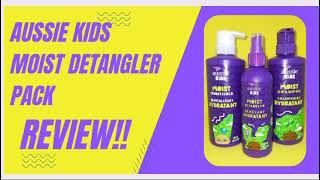 Aussie Kids Moist Detangler Pack: Does It Really Work? Full Review \u0026 Test!