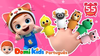 [TV Infantil📺] Melhores Canções Infantis 🎶 | A Família dos Dedos | Rimas Infantis | Domi Kids