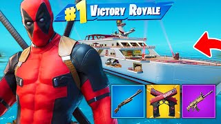 ИЗПОЛЗВАМ САМО ОРЪЖИЯ ОТ ЯХТАТА НА DEADPOOL ЗА ДА СПЕЧЕЛЯ ВЪВ FORTNITE СЕЗОН 2!!