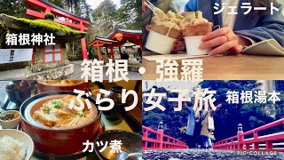 箱根ぶらり女子旅👭食べ歩き　#箱根#食べ歩き#箱根湯本#女子旅#強羅#強羅温泉#日帰り旅行 #1泊2日#食べる#温泉#hotspring#vlog#travel#japantravel