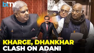 Winter Parliament Session| Kharge Vs Dhankhar: Adani Bribery Case Sparks Heated Clash In Rajya Sabha