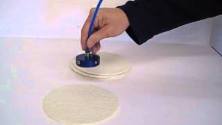 Bernoulli Vacuum Cup handling frozen pizza crust