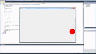 David's VB.NET practice of Tutorial 12 Bouncing Ball Animation