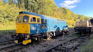 Class 33 33201 Battlefield Line Shackerstone Station Oct 8 2022