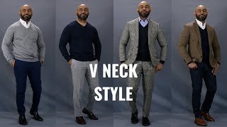 How To Wear A V Neck Sweater