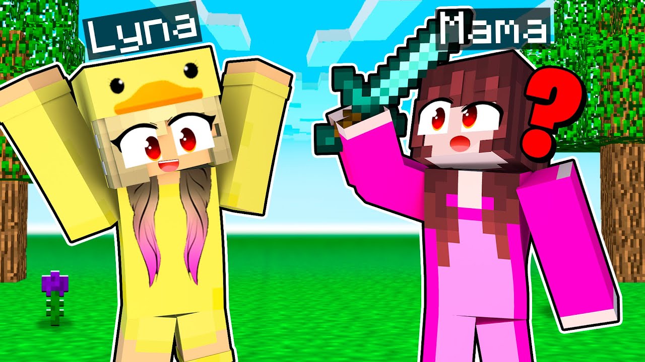 Mi Mamá Juega Minecraft Por Primera Vez Youtube