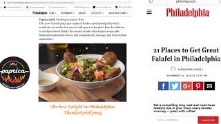 The best Falafel in Philadelphia!  Thanks@phillymag