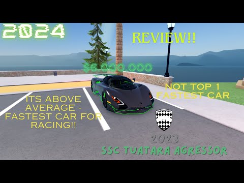 2023 SSC Tuatara Agressor Car Review!!  ROBLOX Driving Empire