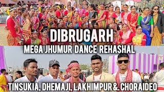 Mega jhumor dance Dibrugarh Khanikar Rehashal ll Mega Jhumur Dance Song ll Rajesh kurmi ll