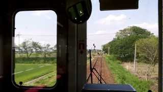 関東鉄道常総線の旅　2012年5月7日(7)　車窓風景／宗道～騰波ノ江