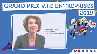 Grand Prix V.I.E Entreprises 2019 : Le V.I.E, porteur de compétitivité, d'attractivité et de sens