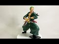 unboxing one piece grandista roronoa zoro figure