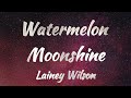 Lainey Wilson – Watermelon Moonshine (Lyrics)