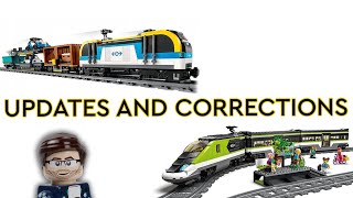 Yikes! A wild price hike appears! | Corrections to my original videos | LEGO 60336 & 60337 Trains