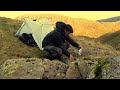 solo wild camping in the lake district the pathless tarn