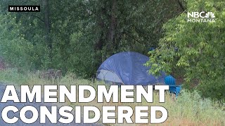 Missoula City Council discusses amending urban camping ordinance