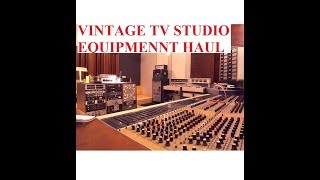 Vintage TV Studio Equipment Betamax Sony SX Recorder Player Cameras Lens Production Intercom System