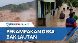 Penampakan Desa di Lahat Jadi Lautan seusai Diterjang Banjir Bandang, Ketinggian Capai 4 Meter