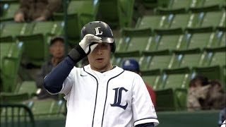 反撃開始！3番・秋山、4番・浅村の連続適時打！ 2014.03.22 L-DB