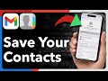 How To Save iPhone Contacts To Gmail