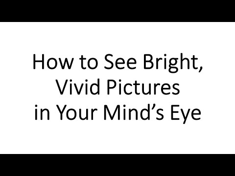 How do I find my mental pictures?