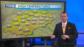 Temperatures remain mild this week