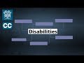 What Are Disabilities?