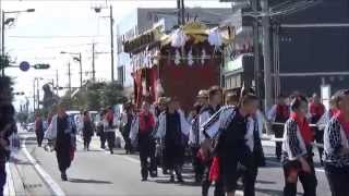 中津祇園　2015年度　朝車　上祇園　やりどり　大分県中津市