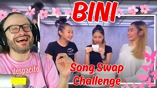 hard challenge! BINI (Gwen, Colet, Jhoanna) SONG SWAP CHALLENGE reaction