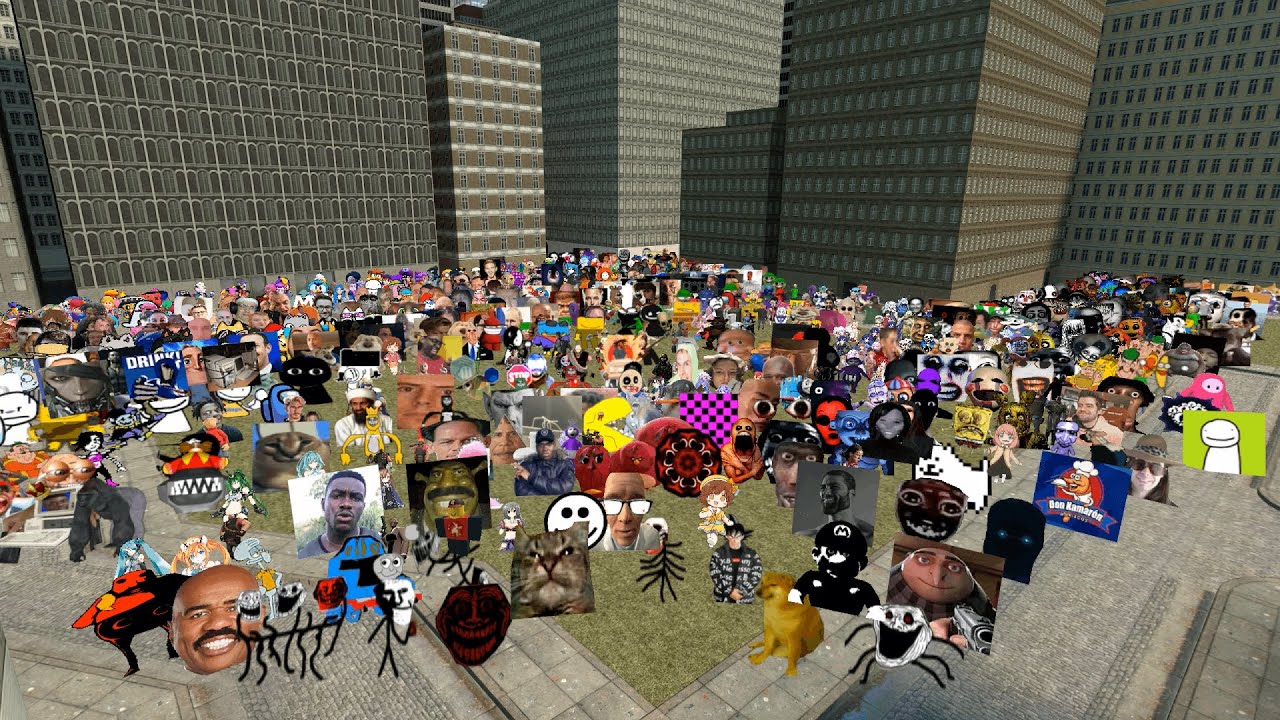Spawned All The Nextbots In Gmod 830 Nextbots 2d Garry S Mod Mods