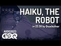 Haiku, the Robot by Quacksilver in 22:38 - Awesome Games Done Quick 2023