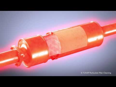 What is the best way to clean a DPF filter?