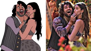 Akdi Pakdi Full Video Song Drawing Meme | Liger | Vijay Deverakonda, Ananya Panday | Puri Jagannadh