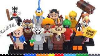 LEGO Looney Tunes Collectible Minifigure Series unscripted review! Taz fails, missing cloth edition