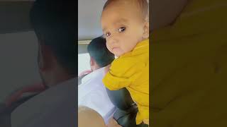 Azlan enjoy driving with papa😍🥰