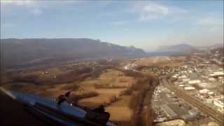 COCKPIT VIEW | B737 landing Chambery LFLB/CMF circling RWY 36