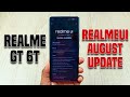 Realme GT 6T Realme UI New August Software Update