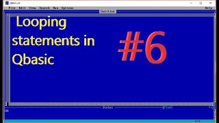 LOOP statements on Qbasic QB64 ft. GOTO STATEMENT, FOR STATEMENT