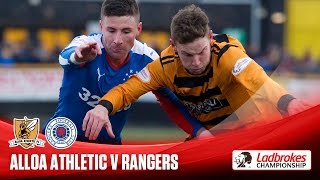 Bottom-club Alloa battle for a point with Rangers // Highlights